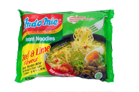 2 Lime Flavored Ramen Noodles